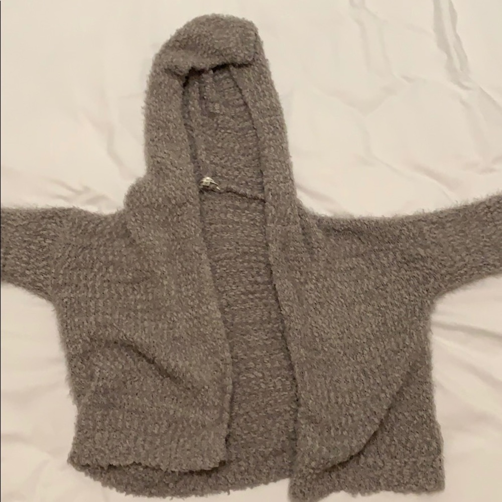 Hooded cardigan